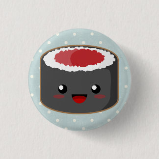 Polka Dot Maki Roll 1 Inch Round Button
