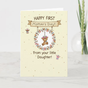 Polka Dot Mom To Be Card