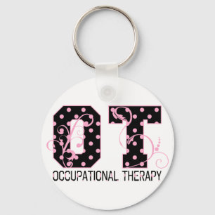 Polka Dot OT Keychain