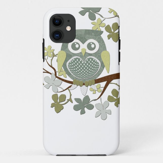 Polka Dot Owl in Tree Case (Back)