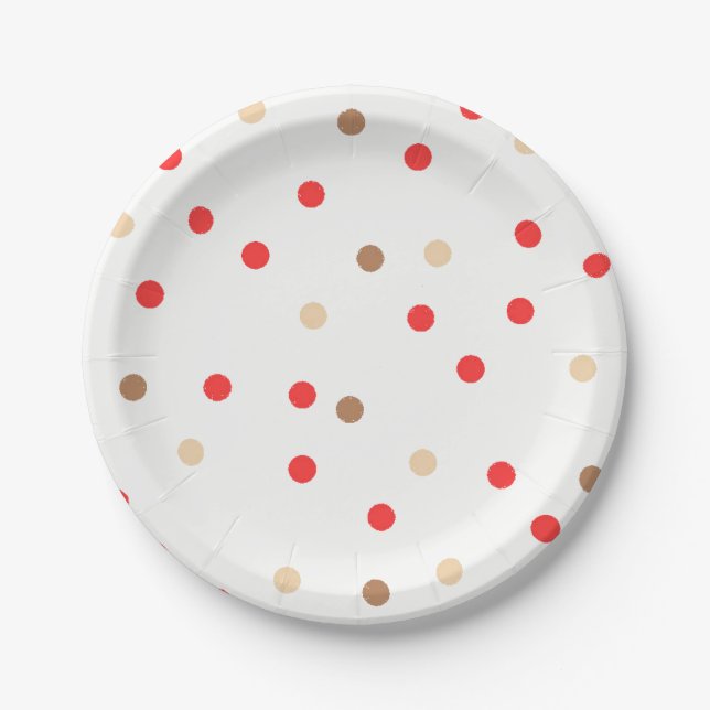 Polka Dot Paper Plates (Front)
