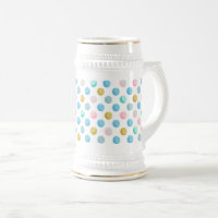 Polka dot pastel mug 650 ml
