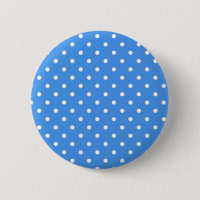 Polka dot pattern 2 inch round button (Front)