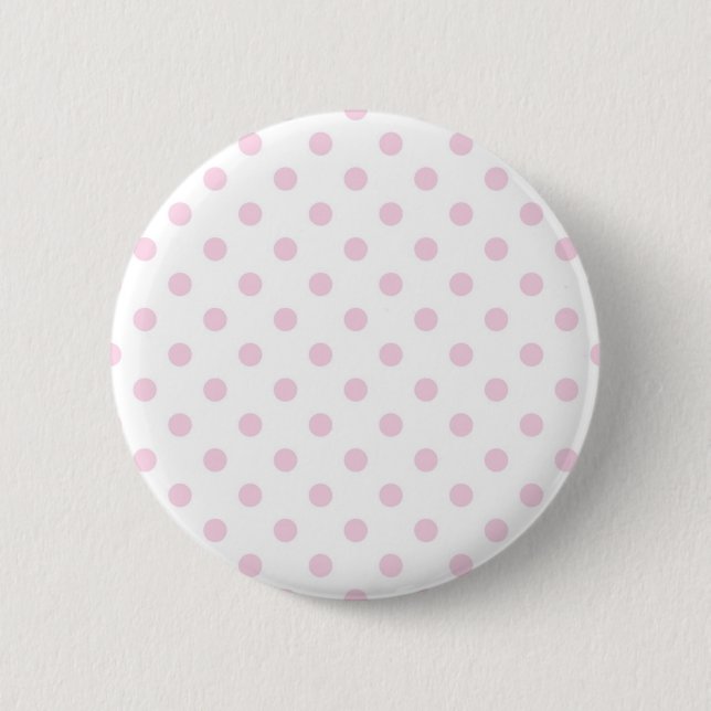 Polka dot pattern 2 inch round button (Front)