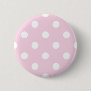 Polka dot pattern 2 inch round button