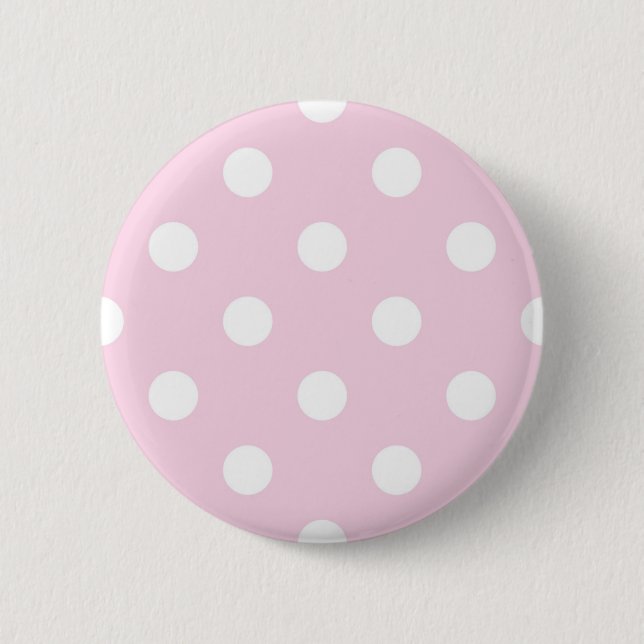 Polka dot pattern 2 inch round button (Front)