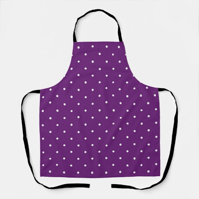 Polka dot pattern apron (Front)