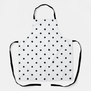 Polka dot pattern apron