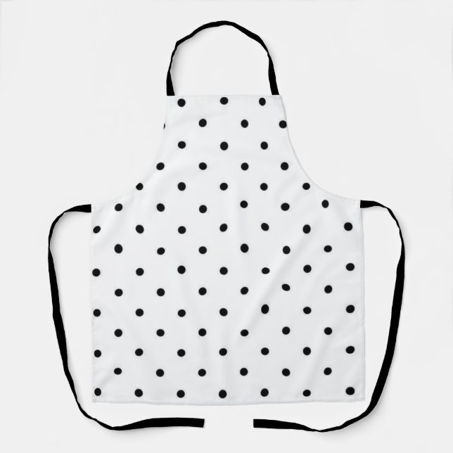 Polka dot pattern apron (Front)