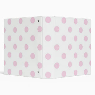 Polka dot pattern binder