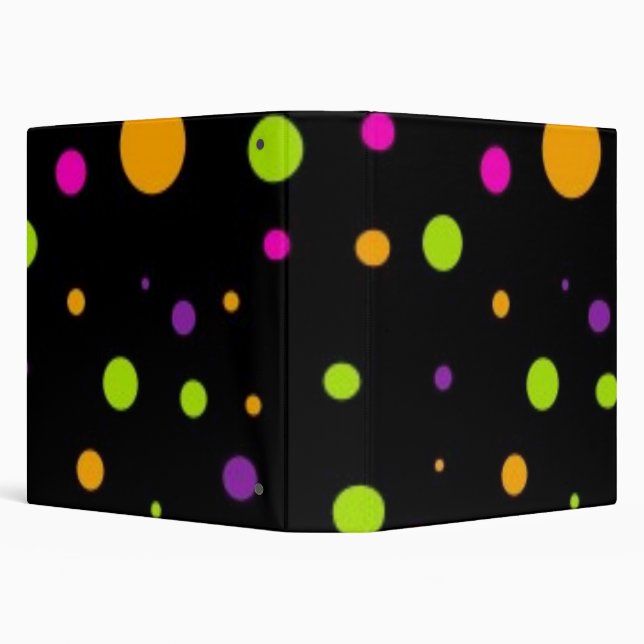 Polka dot pattern binder (Background)