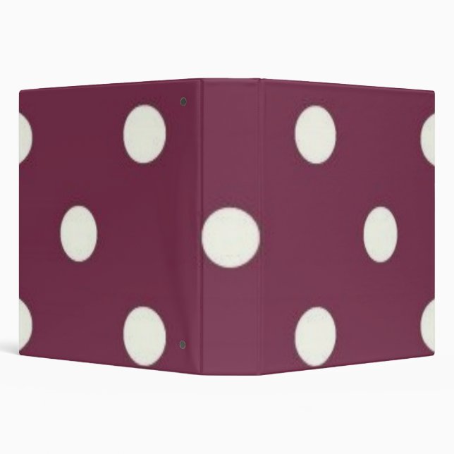 Polka dot pattern binder (Background)