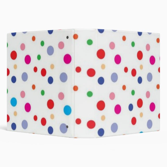 Polka dot pattern binder (Background)