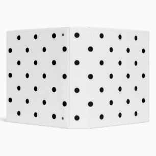 Polka dot pattern binder