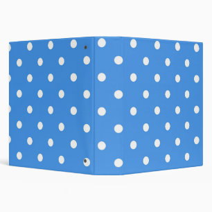 Polka dot pattern binder
