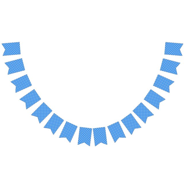 Polka dot pattern bunting flags (All)