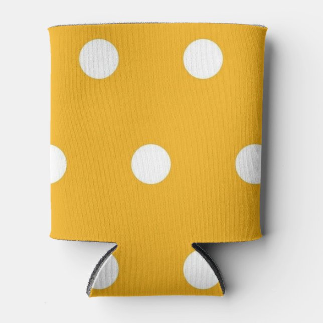 Polka dot pattern can cooler (Front)