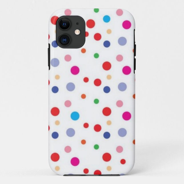 Polka dot pattern Case-Mate iPhone case (Back)