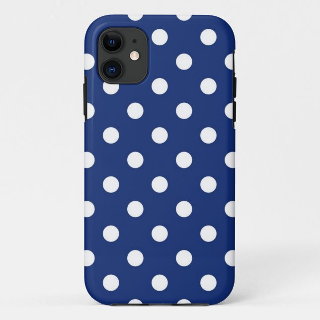 Polka dot pattern Case-Mate iPhone case (Back)