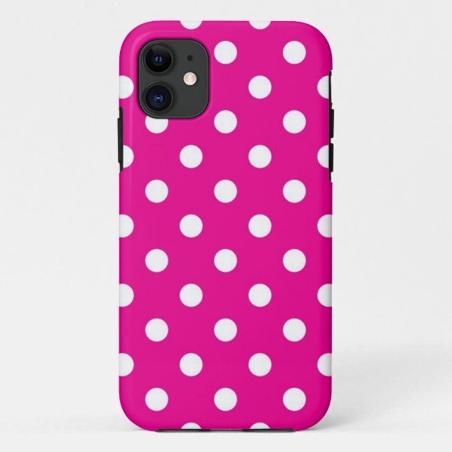 Polka dot pattern Case-Mate iPhone case (Back)