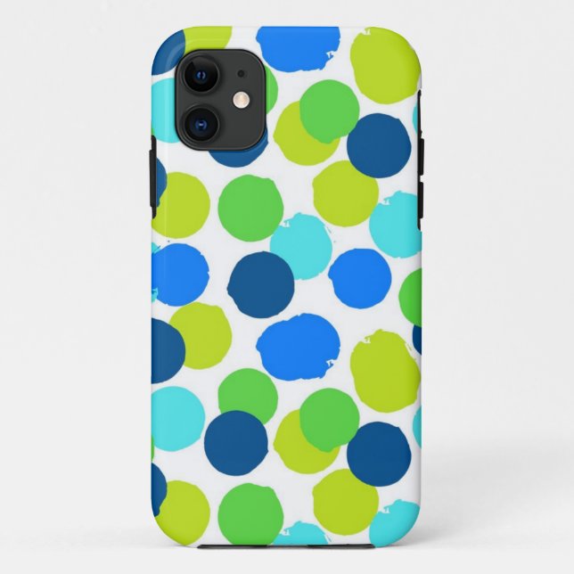 Polka dot pattern Case-Mate iPhone case (Back)