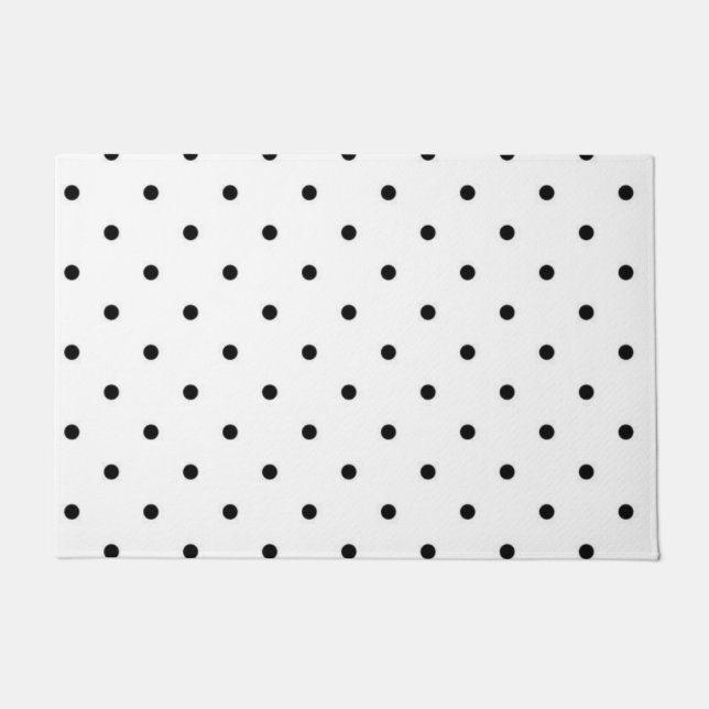 Polka dot pattern doormat (Front)