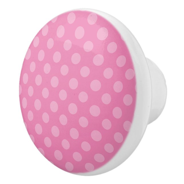 Polka Dot Pattern Draw Knobs Changable Colours!! (Right)