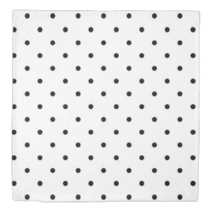 Polka dot pattern duvet cover