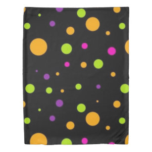 Polka dot pattern duvet cover