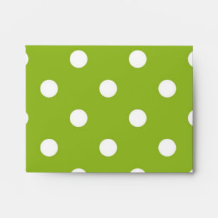Polka dot pattern envelope
