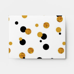 Polka dot pattern envelope