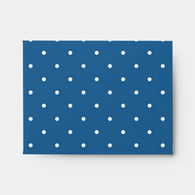 Polka dot pattern envelope (Front)