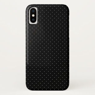 Polka dot pattern in black and white Case-Mate iPhone case