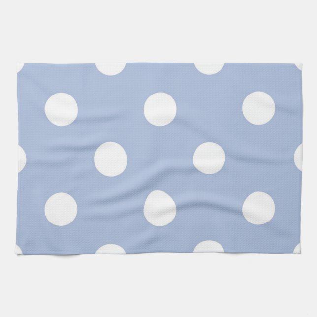 Polka dot pattern kitchen towel (Horizontal)