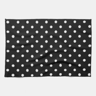 Polka dot pattern kitchen towel