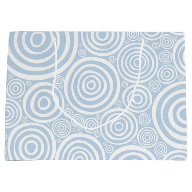 Polka dot pattern large gift bag (Front)