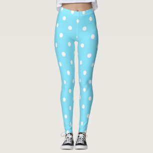 Polka dot pattern leggings