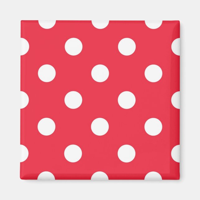 Polka dot pattern magnet (Front)