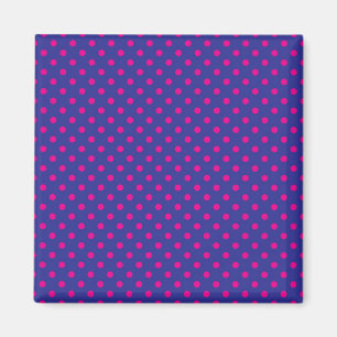 Polka dot pattern magnet