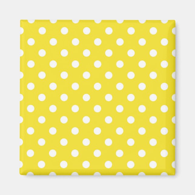 Polka dot pattern magnet (Front)