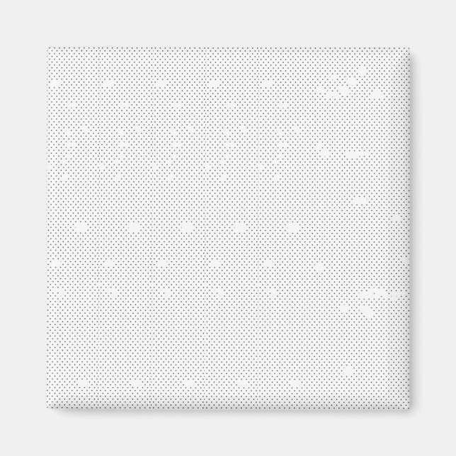 Polka Dot Pattern Minimalist Grey Dots Modern Text Magnet (Front)