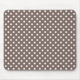 Polka dot pattern mouse pad
