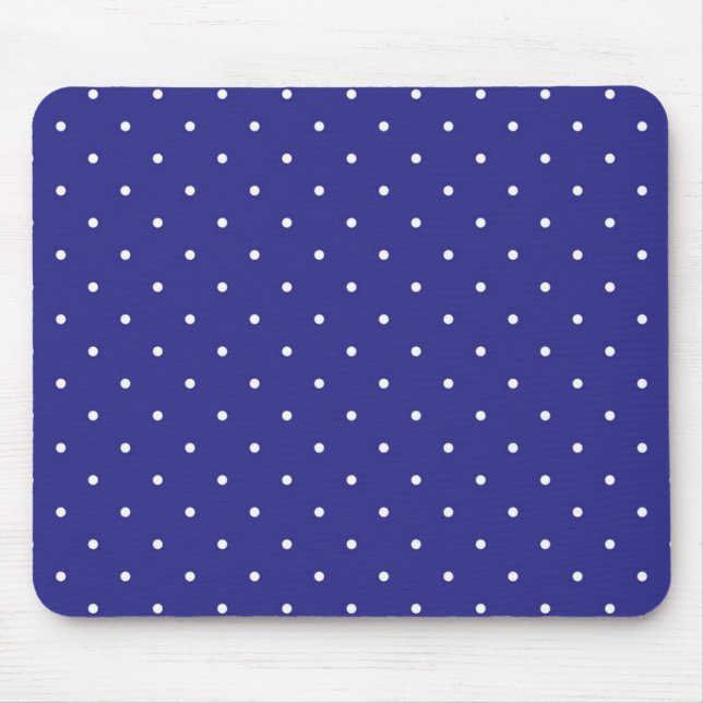 Polka dot pattern mouse pad (Front)