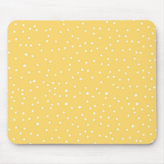 Polka dot pattern mouse pad (Front)