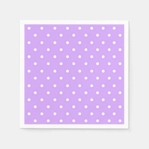 Polka dot pattern napkin