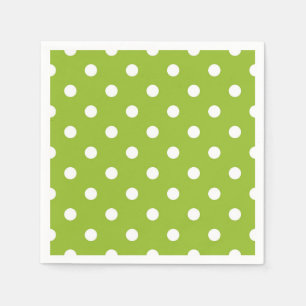 Polka dot pattern napkin