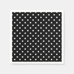 Polka dot pattern napkin