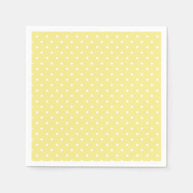 Polka dot pattern napkin (Front)