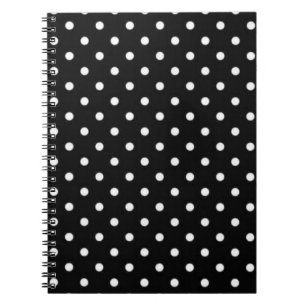 Polka dot pattern notebook