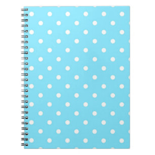 Polka dot pattern notebook